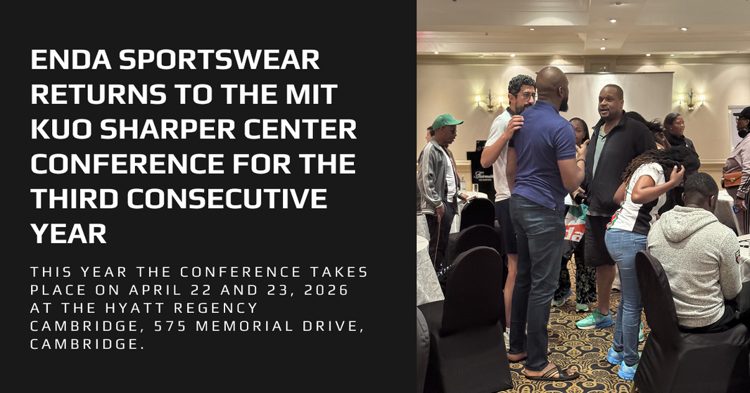 Enda Sportswear Returns to the MIT Kuo Sharper Center Conference for the Third Consecutive Year