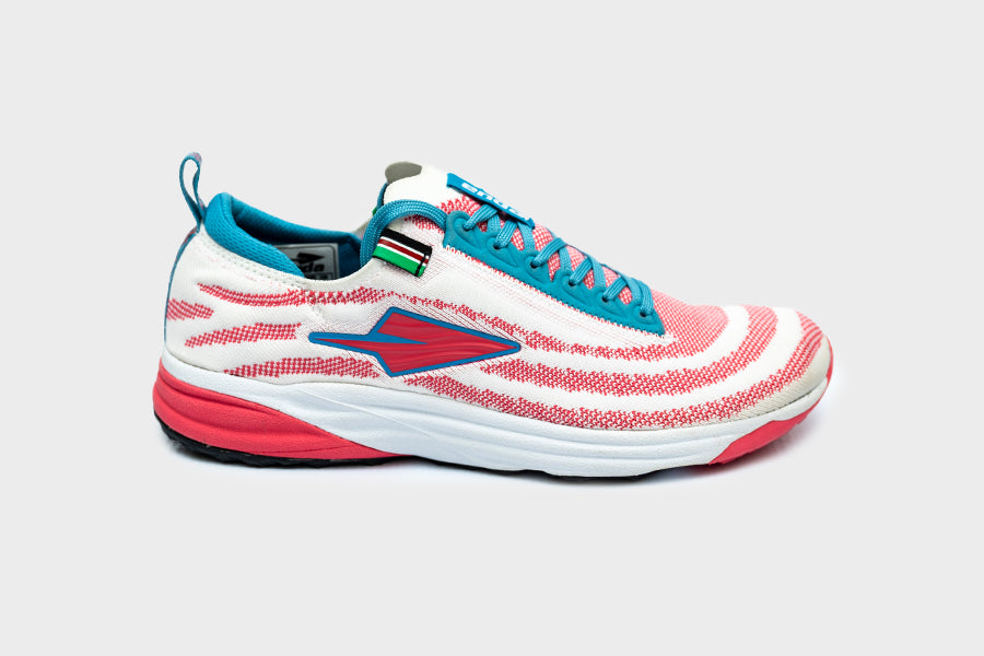 Enda Lapatet Flamingo White Pink Sole Kenyan Daily Trainer